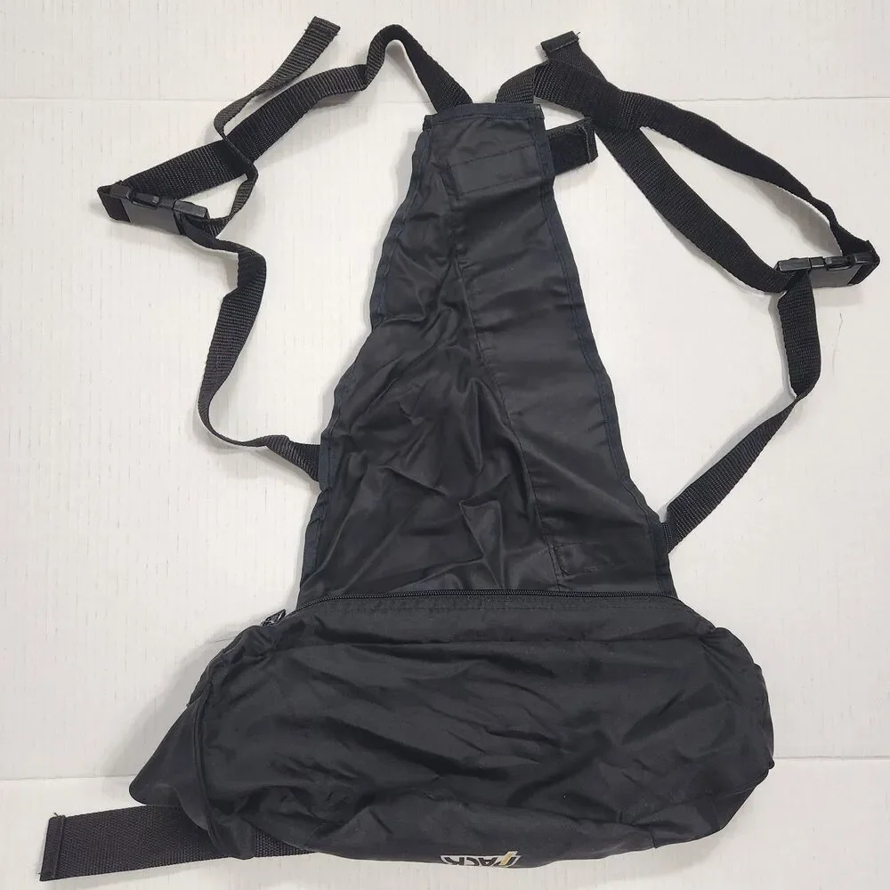 Vintage Ski Pack Nylon Fanny Pack Waist Belt Leg Rig Black Made In Hong Kong